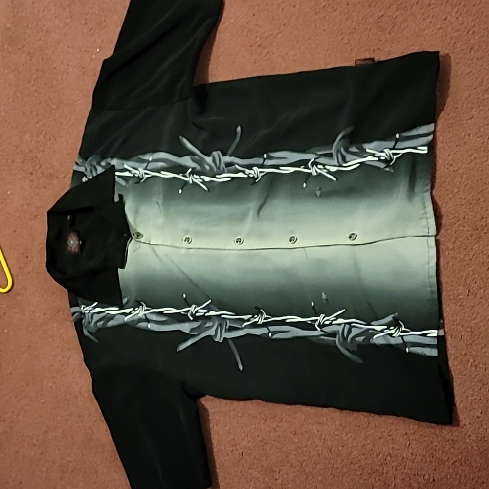 Dragonfly roadhouse barbed wire shirt